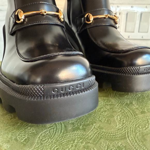 Gucci Horsebit Leather Ankle Boots Size 36 (6) - Picture 5 of 9